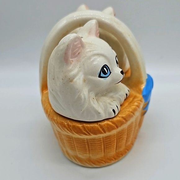 Vintage ceramic cats salt and pepper shakers - Picture 5 of 12